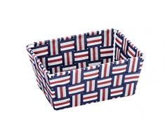 WENKO 22060100 Aufbewahrungskorb Adria Tomi Mini - Badkorb, rechteckig, Polypropylen, 19 x 9 x 14 cm