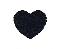 Neo Loons Künstliche Rosenblätter aus Seide, Schwarz, 1000 Stück