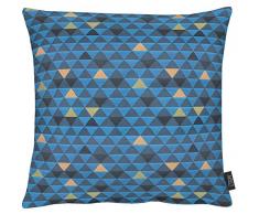 APELT Mix 49x49 10 Kissenhülle, Polyester, blau, 49 x 49 cm