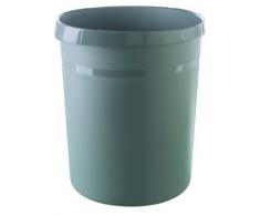 HAN 18198-19 Papierkorb GRIP KARMA - 18 L, rund, 100% Recyclingmaterial, öko-dunkelgrau