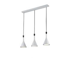 Trio Leuchten LED Pendelleuchte Roddik 301100378, Kunststoff betonfarbig, exkl. 3x E14