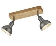 Trio Leuchten Delhi Deckenleuchte, Metall, 40 W, Nickel antik