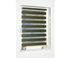 K-home Klemmfix Doppelrollo Andorra ohne Bohren GrÃ¼n 40 cm x 150 cm (B x L)