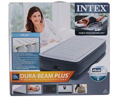 Intex 67770 Matratze, Material: PVC, Farbe: grau, Format: Doppelbett, Maße; 150 x 200 cm