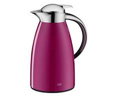 alfi 1421.236.100 Isolierkanne Signo, Edelstahl Himbeere 1, 0 l, 12 Stunden heiß, 24 Stunden kalt