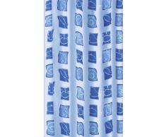 Kleine Wolke 4990700305 Duschvorhang Sealife, 180 x 200 cm, blau