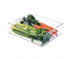 InterDesign Kühlschrank + Behälter für Einfrieren, Kunststoff, Transparent, 36,83 x 30,48 x 10,16 cm