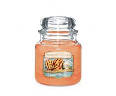 Yankee Candle Duftkerze im mittelgroßen Jar, Grilled Peaches & Vanilla, Sunday Brunch Collection
