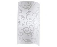 EGLO AMADORA Wandleuchte, Stahl, E14, 60 W, nickel-matt
