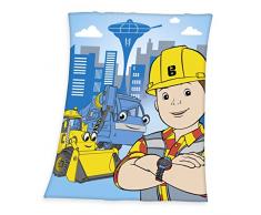 Herding BOB DER BAUMEISTER Fleece-Decke, 130x160 cm, 100% Polyester