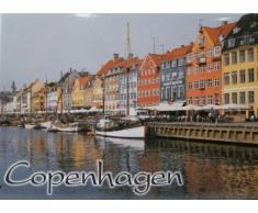 World By Shotglass Kopenhagen Dänemark Kühlschrank Collector s Souvenir Magnet 6,3 x 8,9 cm