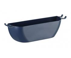 WENKO 22589100 Wandablage Brasil, Duschcaddy, Aufbewahrungskorb, 30 x 8 x 7 cm, dunkelblau