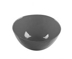 Bohemia Cristal 093 012 021 Play of Colors ca. Ø 210 mm grau aus Kalk-Natron-Glas Schale, 10.3 x 21 x 10.3 cm