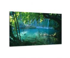 Visario Leinwandbilder 4164 Bild auf Leinwand BÃ¤ume, 80 x 60 cm