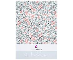 MarpaJansen 487.947-98 Design-Transparentpapier-(DIN A4, 10 Bogen, 115 g/m²) -Weihnachtsmann Gold, Mehrfarbig, One Size