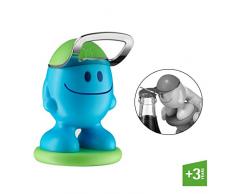 WMF Mc Bottle Flaschenöffner 9 cm, öffnet problemlos alle Kronkorken, Kapselheber, Kunststoff, blau