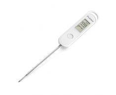 Polder Digitales Ofenthermometer, stabil, Lesen sofortige Lesen Thermometer, weiß