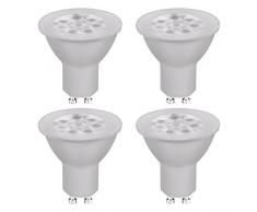 OSRAM LED Superstar Active&Relax PAR16 / Lampe: GU10, 5 W, 220...240 V, 50-W-Ersatz, 36°, Wechsel der Farbtemperatur 2700 und 4000K per Click, Reflektorform, 4er Pack