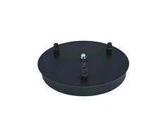 LEDVANCE Vintage Edition 1906, Canopy schwarz, Halterung für LEDVANCE Vintage 1906 Pendulum Leuchten, Aluminium Gehäuse