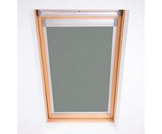 Bloc Skylight Rollo Für Velux Dachfenster Blockout, Zinn, PK10