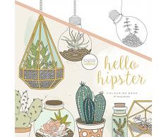 Kaisercraft Malbuch Hello Hipster, Paper, Multicolour, 25 x 25 x 0.6 cm