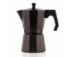 Taurus Italica Elegance 12T – Italienische Kaffeemaschine auf Feuer, Aluminium 6 tazas braun