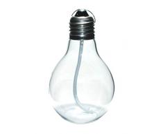 GlasXpert Öllampe Edison Ölkerze in Glühlampenform, Glas, Transparent, 7 x 7 x 11 cm