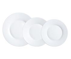 Luminarc – Tafelservice Alizee, Weiß, 18-teilig, 29,2 x 14 x 28,5 cm