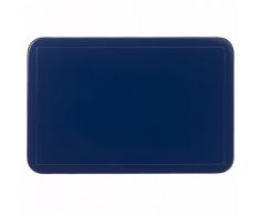 kela Tisch-Set Uni 43,5x28,5cm aus PVC in dunkelblau, Polyester, 43.5 x 28.5 x 1 cm