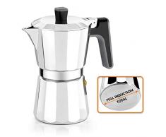 Bra Perfekte Kaffeemaschine Aluminium Induktion 12T, mehrfarbig, Einheitsgröße