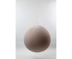Cotton Ball Lights matt-rosa 36cm Hängelampe einzeln, Baumwolle, 36 cm