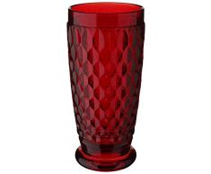 Villeroy & Boch Boston Coloured Longdrinkglas Red, 400 ml, Kristallglas, Rot