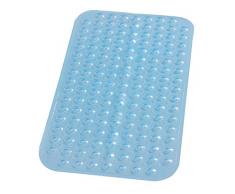 Ridder 609103S-350 Badewanneneinlage ca. 38 x 70 cm, Loup transparent blau