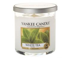 Yankee Candle âWhite Teaâ Stumpenkerze, weiÃ, klein