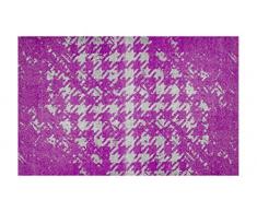 LifeStyle-Mat Designer Fussmatte Haustür – Fussmatten rutschfest und waschbar – Schmutzfangmatte/Fussabstreifer – VIOLETT50x75cm