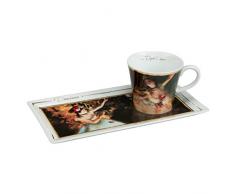 Goebel Tänzerinnen Kaffee Set, Porzellan, bunt, 24 x 12 x 8 cm