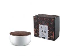 Alessi The Five Season MW62L 4 W Duftkerze aus Pflanzlichem Wachs, Gross-Weihrauch, Zedernholz und Moschus, Weiß, Large