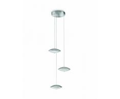 Philips myLiving LED Pendelleuchte Tarn 3-flammig rund, stahl gebürstet
