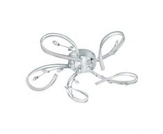 EGLO VALLEMARE Wand- / Deckenleuchte 5-flammig, Aluminium, 6.6 W, chrom