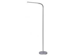 Lucide GILLY - Stehlample Mit Leselampe - LED - 1x5W 4000K - Grau