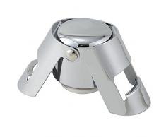 Champagner Flaschenverschluss, Jentay Edelstahl Vakuumversiegelter Weinflaschenverschluss