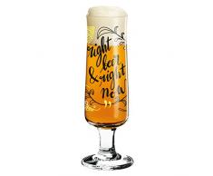 Ritzenhoff Beer Bierglas, Kristallglas, Schwarz, Weiß, Gelb, 5.5 cm