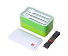 Bergner Walking Pleasure Wasserdicht mit Besteck, grau, 18.5 x 10.5 x 10 cm