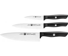 Zwilling 38590-003-0 Messerset, Edelstahl, Schwarz, 33 x 14 x 3 cm