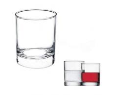 Bormioli Rocco 3er Set Wassergläser Cortina Glas cl 25 Set CL.25 BORMIOLI, 3 Stück