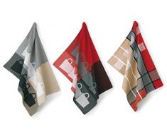 kela Geschirrtuch, Schwarz/Braun