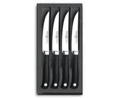 WÜSTHOF Steakmessersatz, 4-teilig, Grand Prix II (9625) 4 Steakmesser mit 12 cm Klinge, Fleischmesser, Edelstahl, geschmiedet, sehr scharf