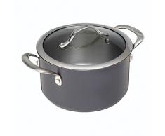 KUHN RIKON Kochtopf Colori 5,5 L, Edelstahl, Anthrazit, 24 cm