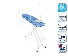 Leifheit Bügeltisch Air Board M Shoulder Compact für Dampfbügeleisen mit Zwei-Seiten-Bügeleffekt, ultraleichtes Bügelbrett mit Schulterpassform, Dampfbügeltisch für beste Ergebnisse in kurzer Zeit