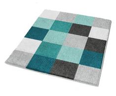 Kleine Wolke 5426675539 Badteppich Caro, 55 x 65 cm, Petrol